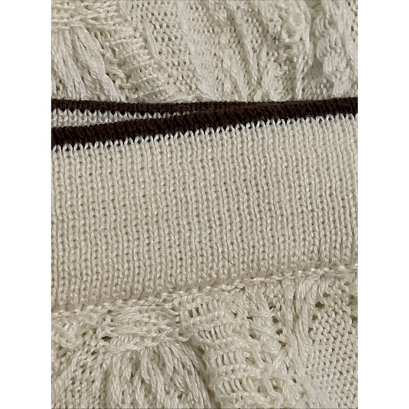 Coogi Australia Basics Vintage Cream Knit Sweater Mens Size XL NEW Old Stock - Picture 14 of 14